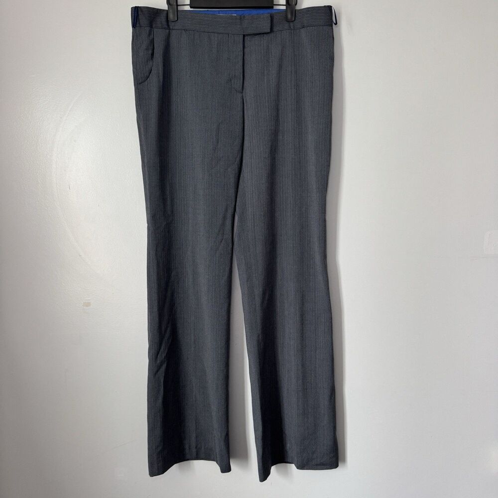 Stella McCartney Tailored 100% Wool Trousers Designer Wide Leg Dress Pants 30W